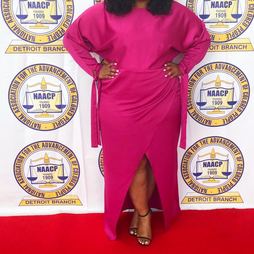 ASOS Pink Dress w/Split